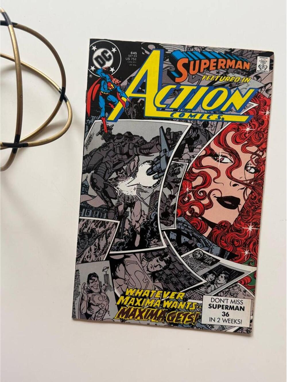 Action Comics #645 (1989) First Appearance of Maxima | Superman - Key Comic Book